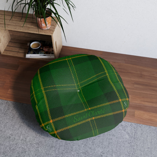 Saint Clarté: Tufted Verte Pillow