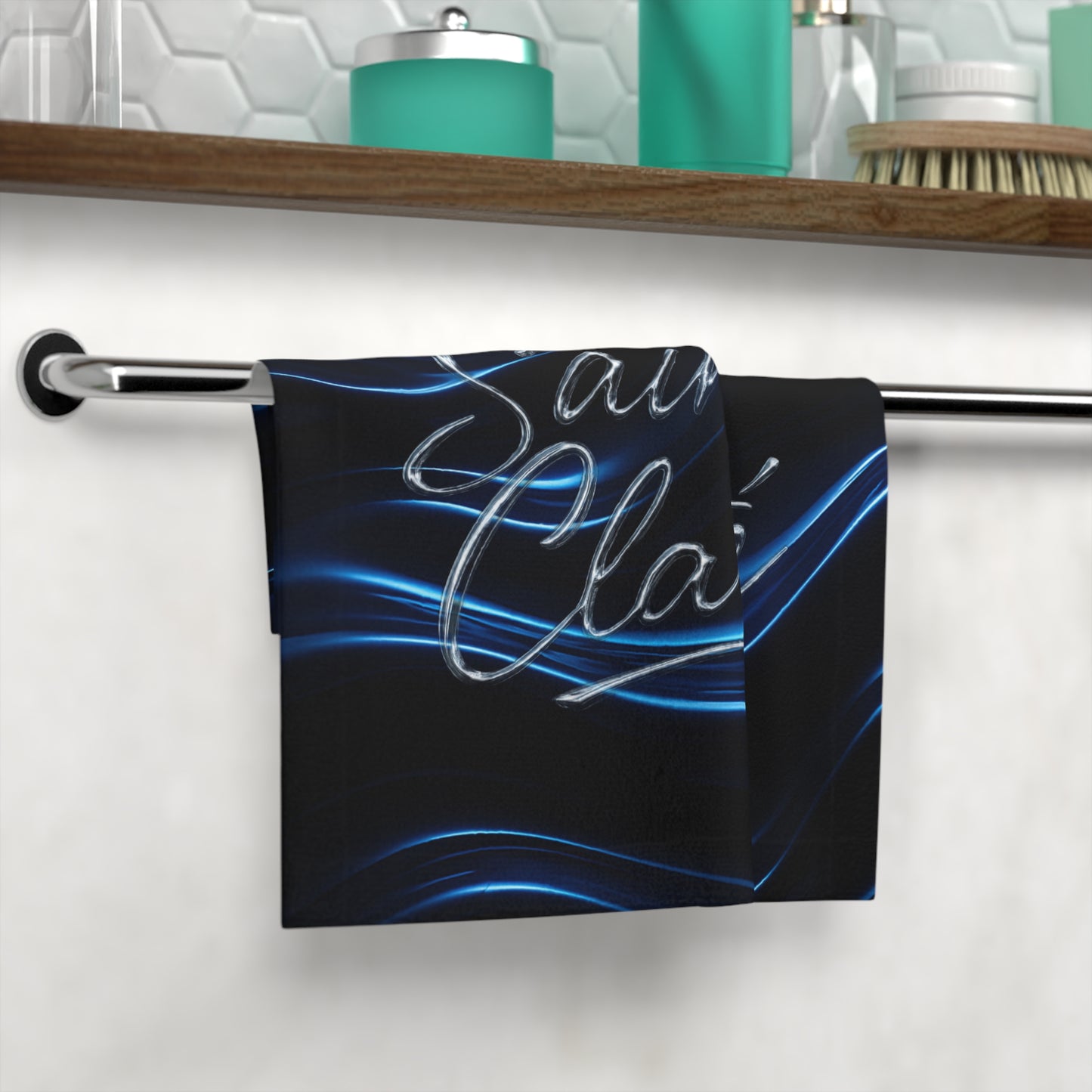 Saint Clarté: Spa Face Towel (Electric Blue)