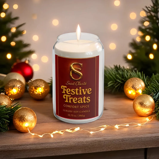 Saint Clarté Candles: Festive Treats - Comfort Spice (13.75oz)