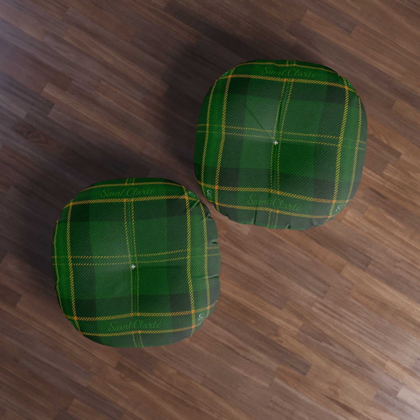 Saint Clarté: Tufted Verte Pillow