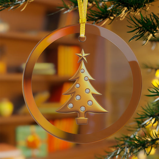 Festive Treats - Glass Tree Ornament