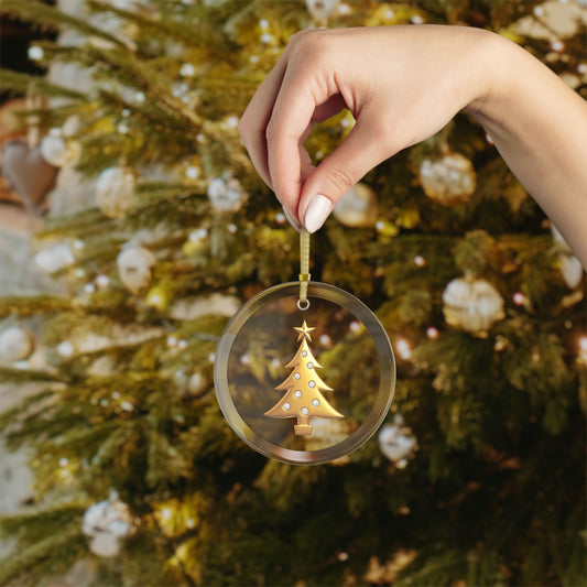 Festive Treats - Glass Tree Ornament