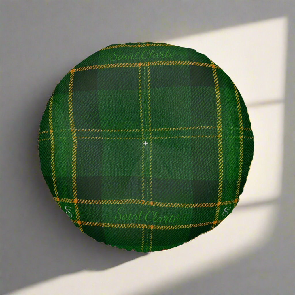 Saint Clarté: Tufted Verte Pillow