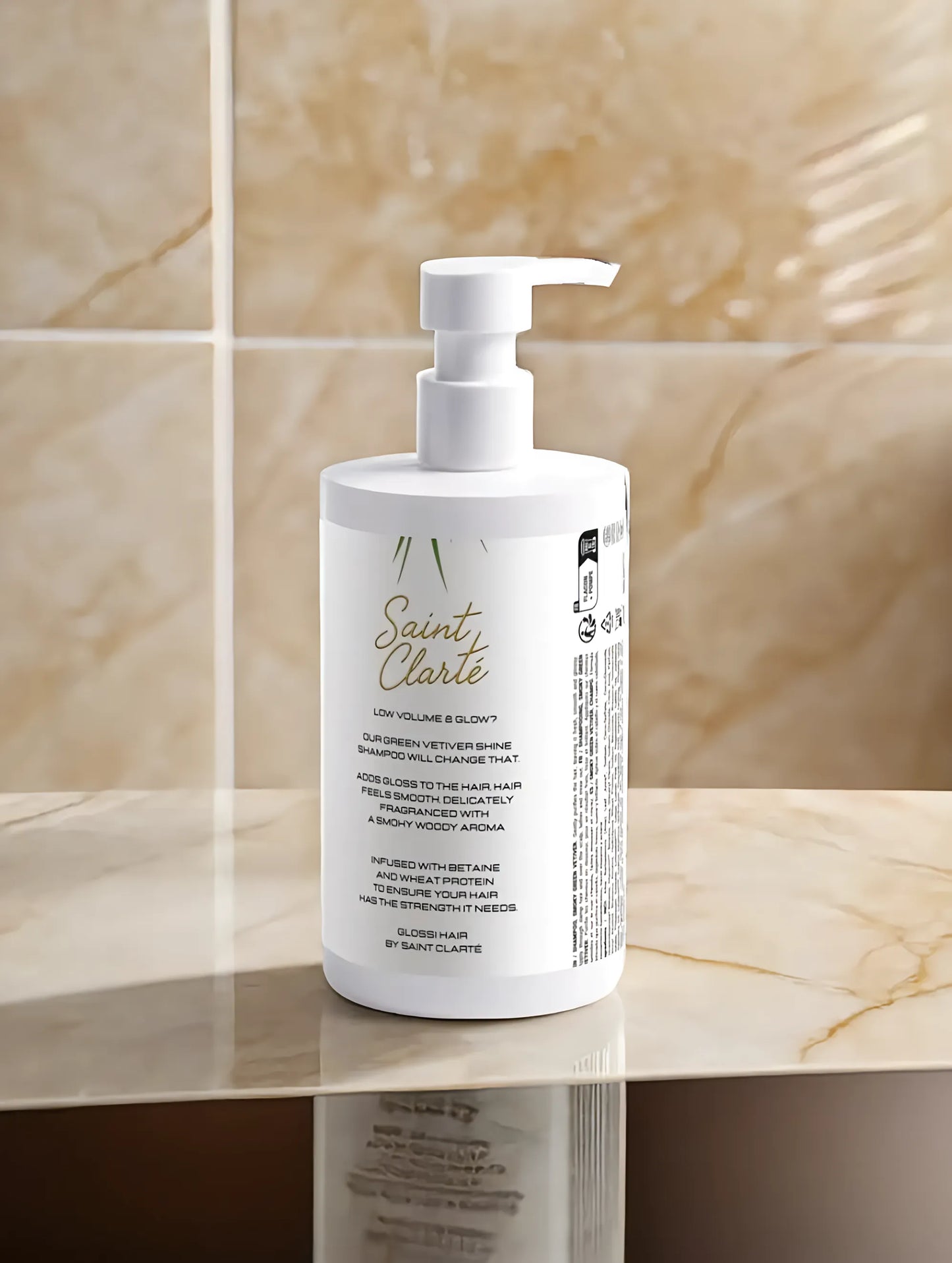 GLOSSI: Shine Shampoo (Green Vetiver)